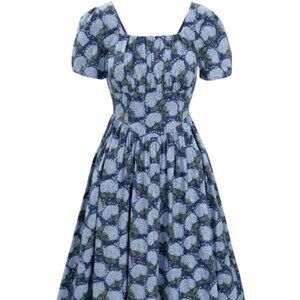 🪻 Ivy City Co Tate Dress in Blue Hydrangea - L